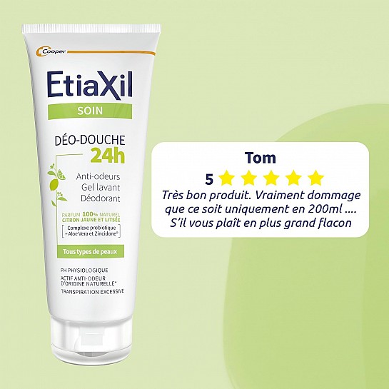 Etiaxil Shower Gel Deo Citrus 24H, 200 мл