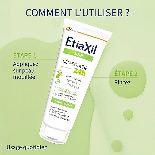 Etiaxil Shower Gel Deo Citrus 24H, 200 мл