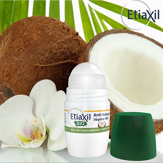 Etiaxil Antiperspirant Vegetal BIO 48H Сoconut, 50 мл